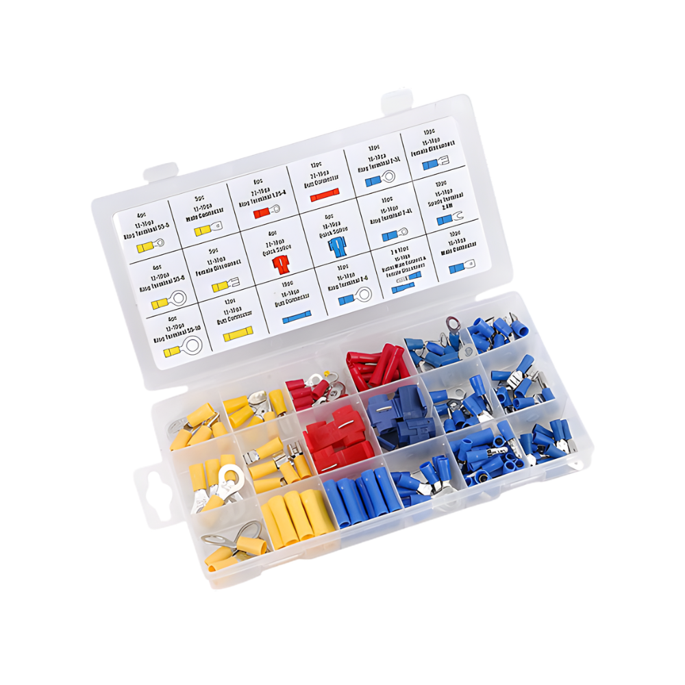 Set terminales eléctricos 160 piezas TACTIX