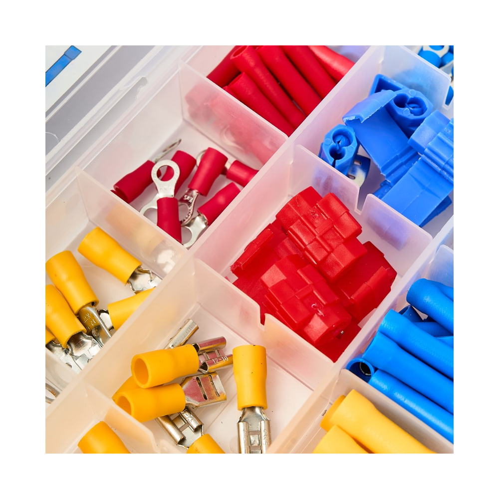 Set terminales eléctricos 160 piezas TACTIX