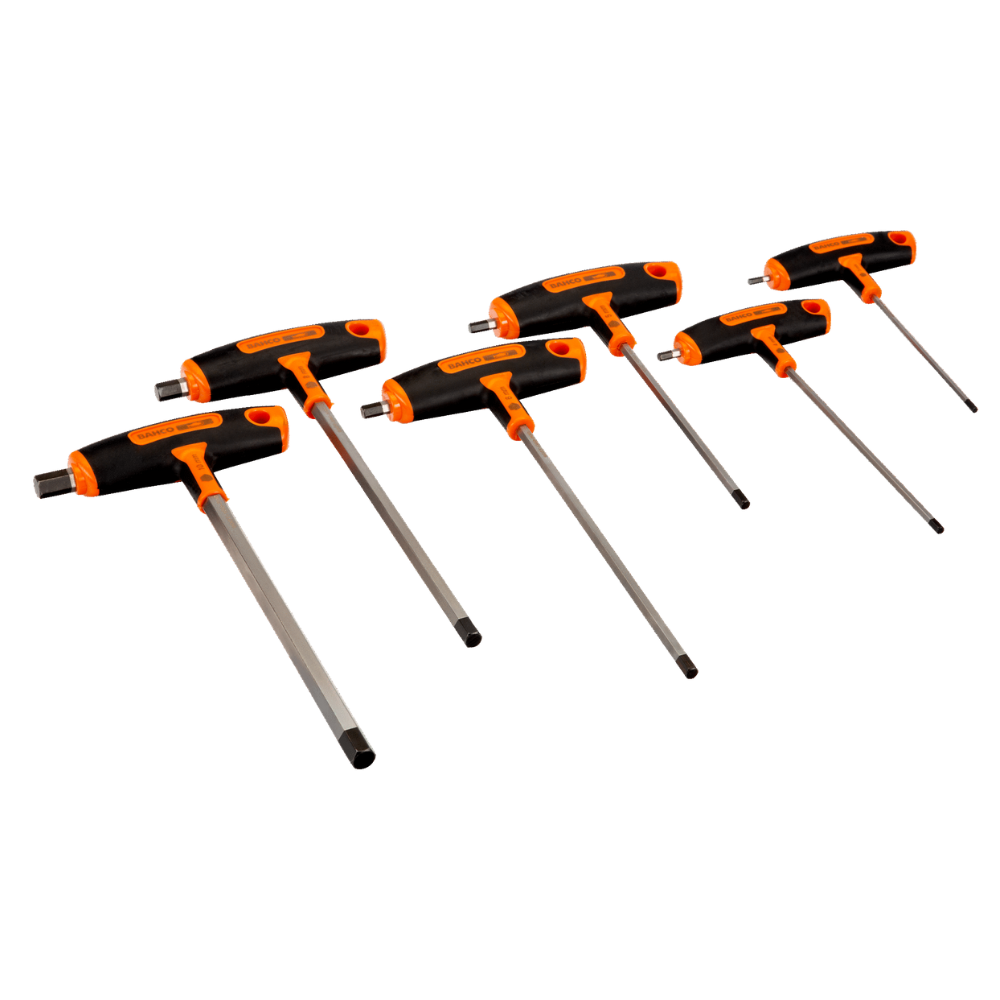 Juego 6 Destornilladores Hexagonales Tipo T (3 A 10mm) BAHCO