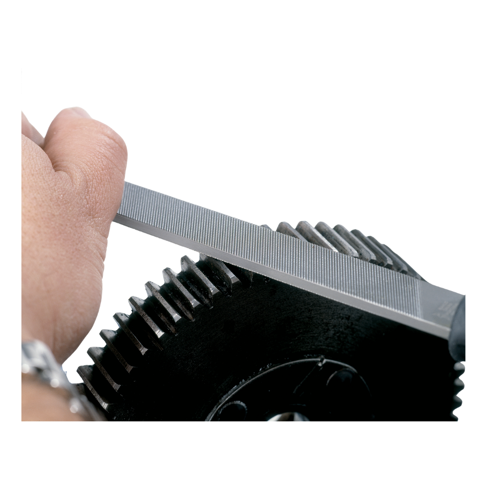 Lima Plana Paralela Mediana 8" con mango BAHCO