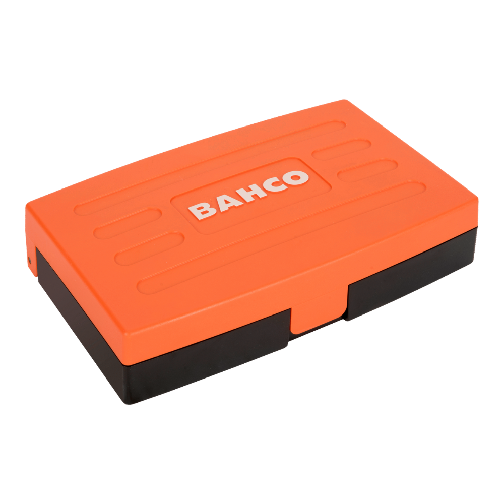 Juego de dados 1/4" perfil hexagonal y puntas Bahco