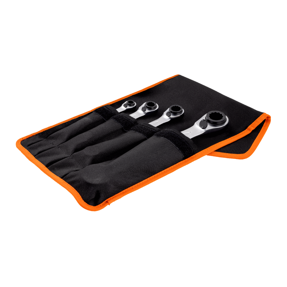 Juego Llaves Corona Chicharra 8 a 27mm 4 Piezas BAHCO