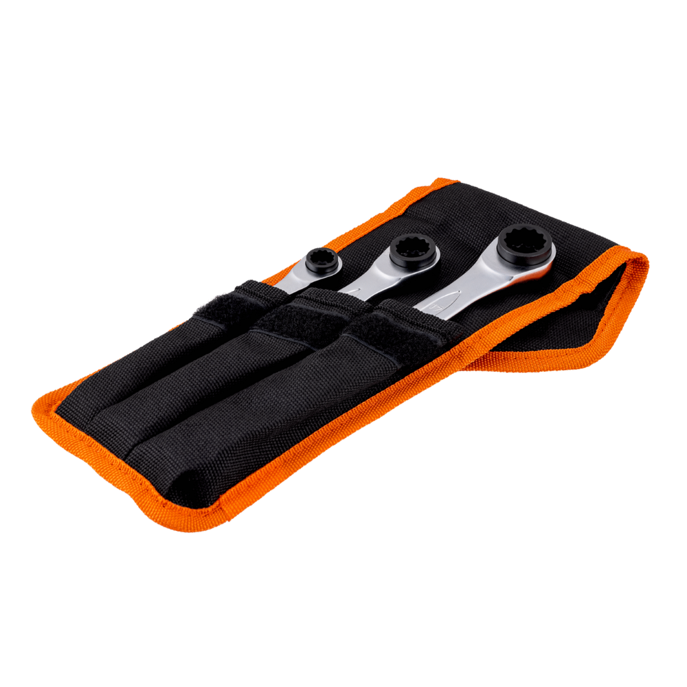 Juego Llaves Corona Chicharra 8 a 19mm 3 Piezas BAHCO