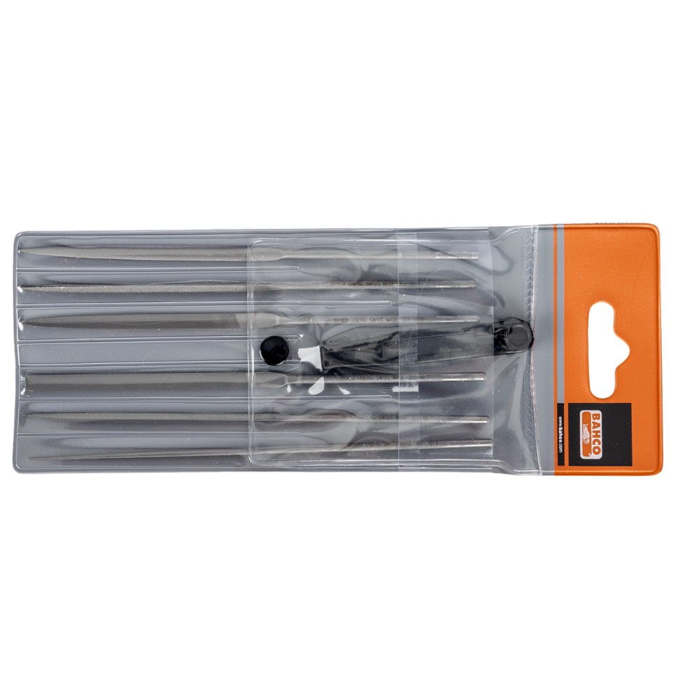 Juego Limas 6.1/4 Entrefino Mango 6 Piezas BAHCO