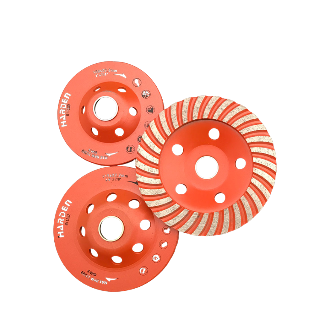 Disco amolador de concreto seco HARDEN