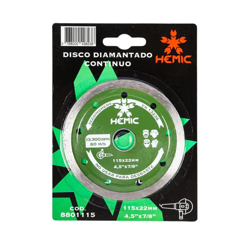 Disco Diamantado Borde Continuo