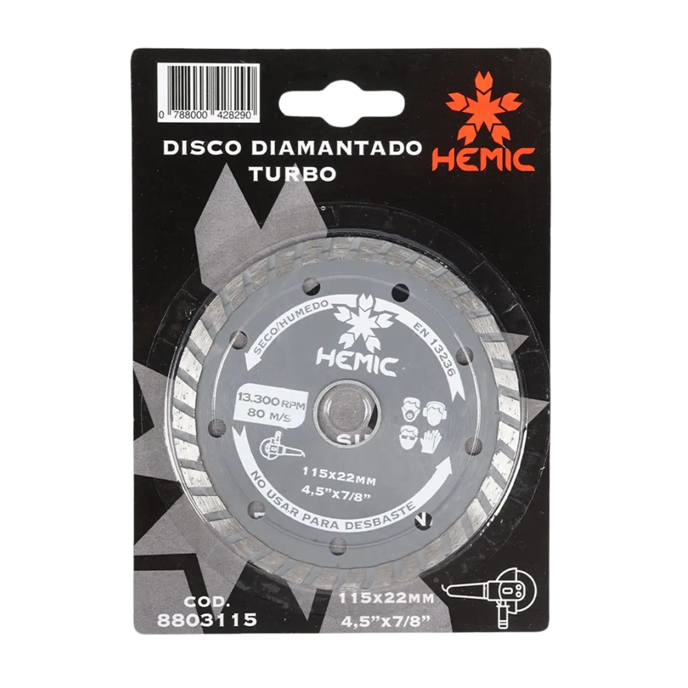 Disco Diamantado Borde Turbo