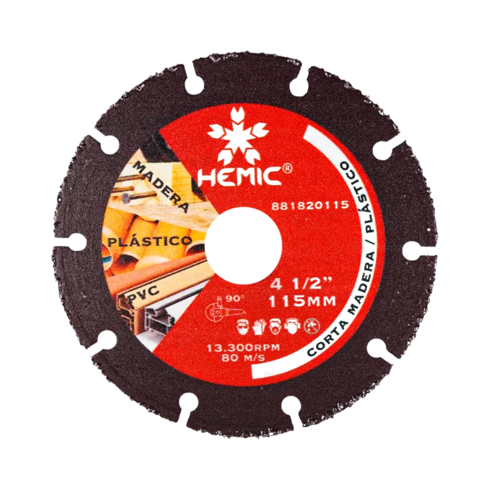 Disco de Corte Madera y Plástico