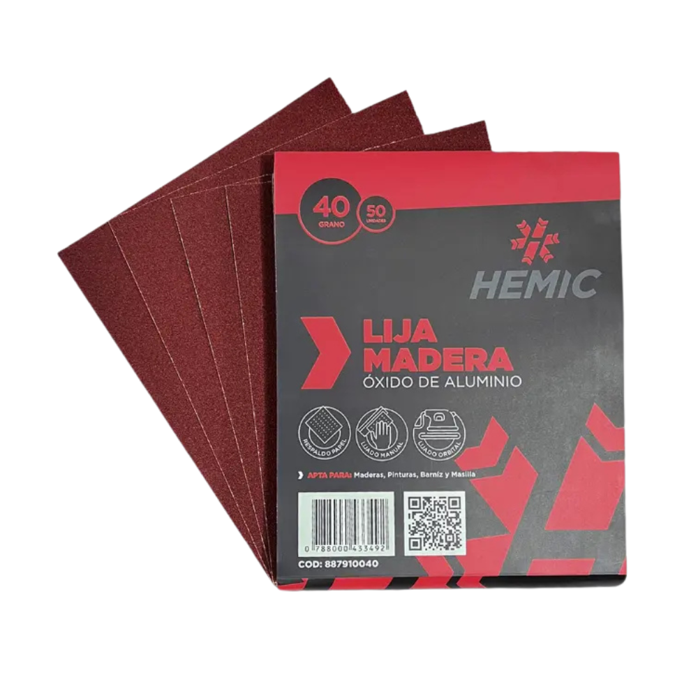 Pliego de Lija para Madera
