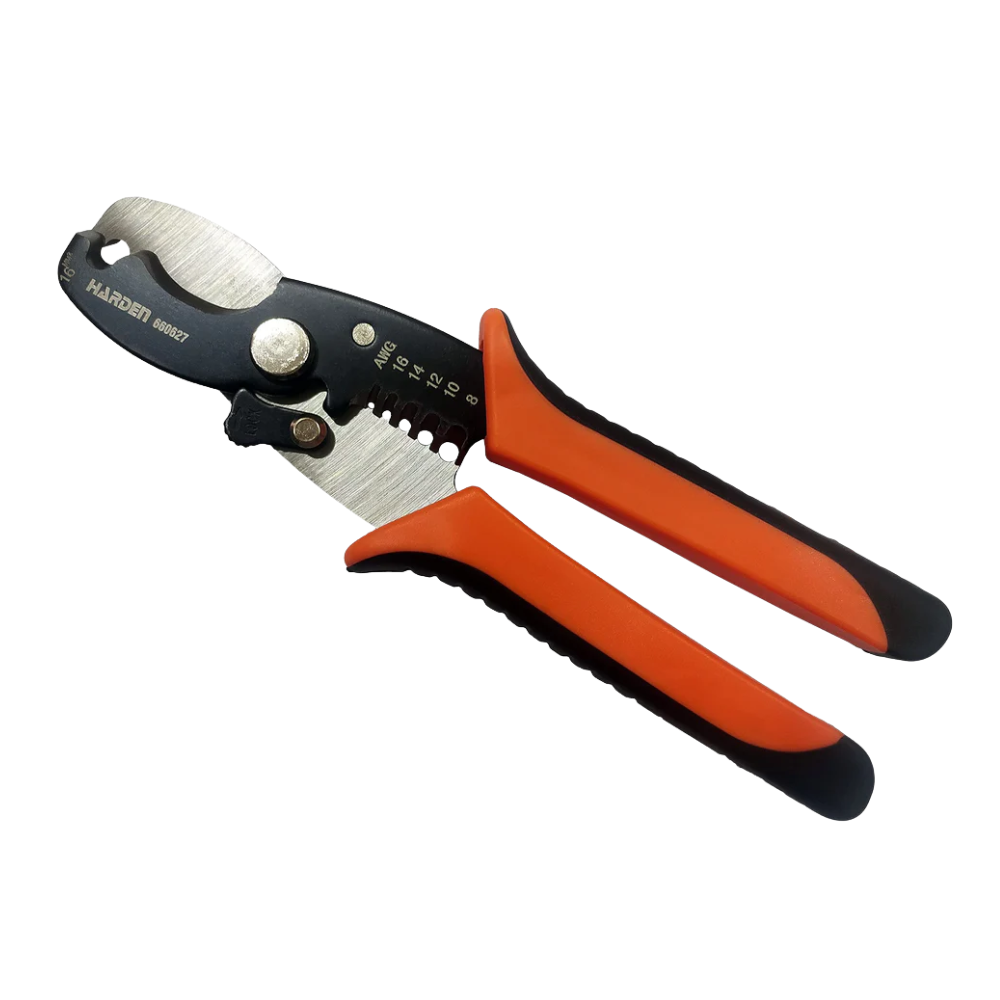 Pelacable y cortador 8-16 AWG Harden