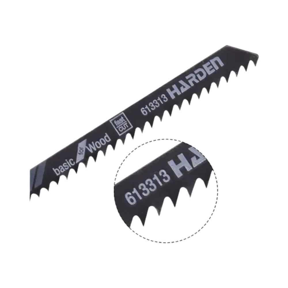 Set Hojas para Sierra Caladora 100X75X3mm T111C para madera 5 piezas Harden