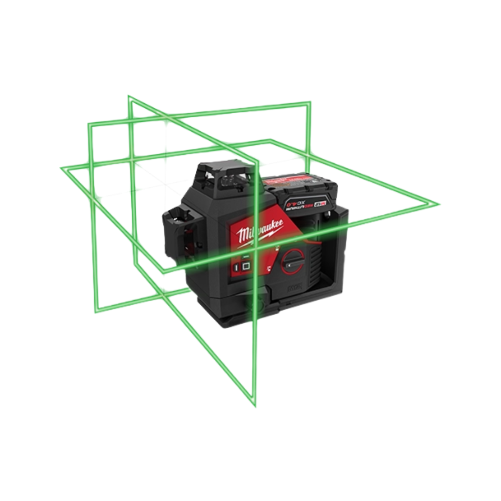 NIVEL LASER TRES LINEAS VERDE BATERIA M12 (3632-21)