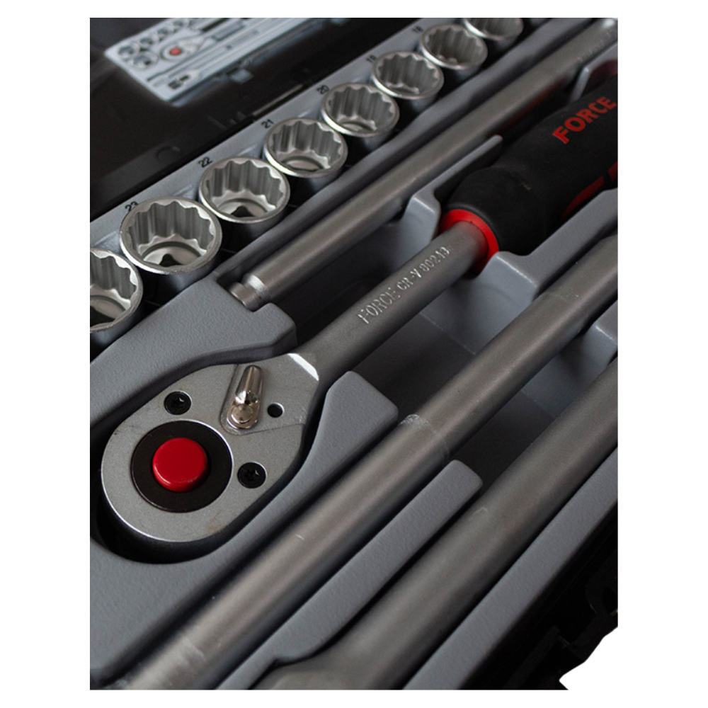 Jgo. dados 1/2 10-32 mm. (4243-5) - FORCE