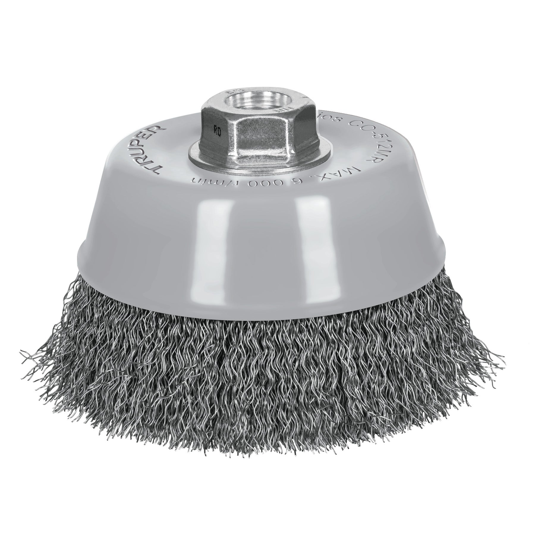 ESCOBILLA TRUPER DE COPA 5"" P/ESMERIL EJE 5/8" MULTI-ROSCA #CO-512MR (100859)