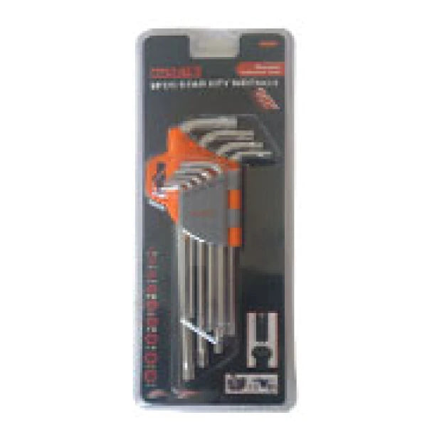 JGO. LLAVES TORX LG. T10 - T50
