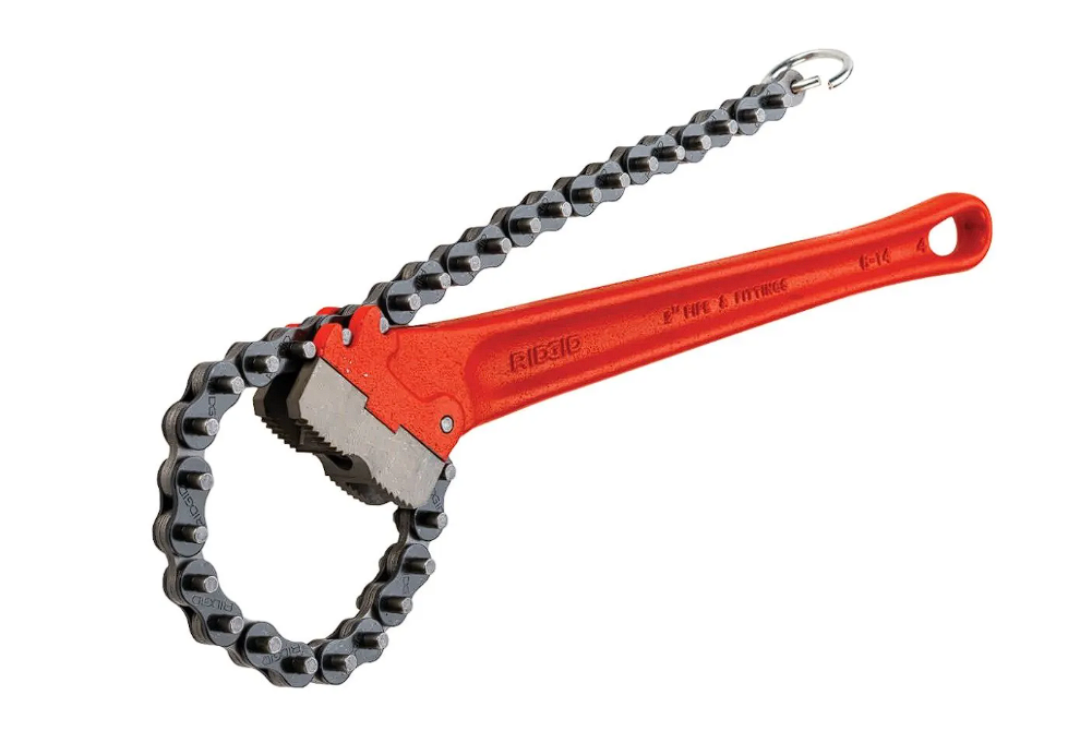 Llave de cadena servicio pesado C-14 para cañerías 2" Ridgid