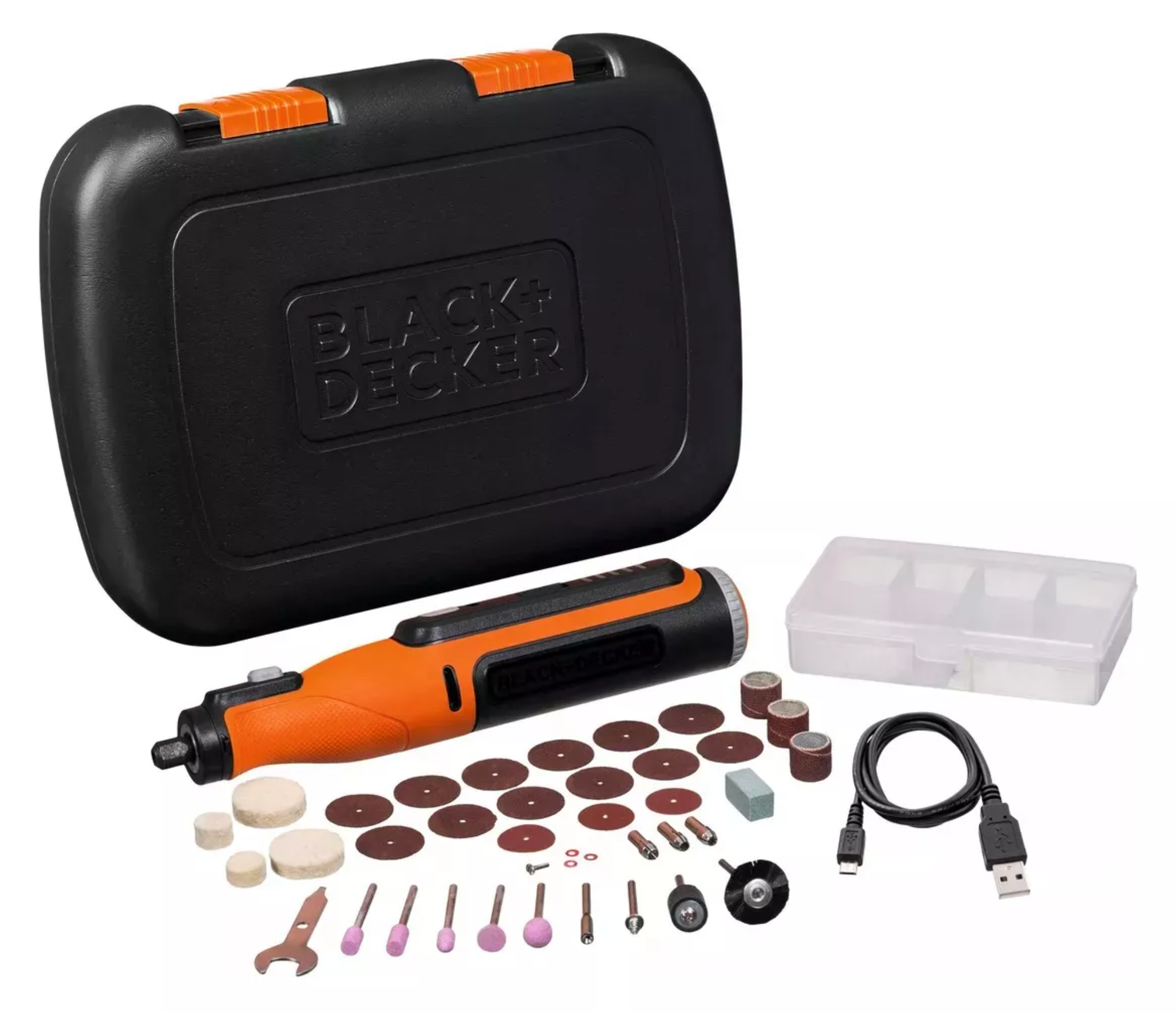 Kit Multipropósito rotativa BLACK&DECKER 8V
