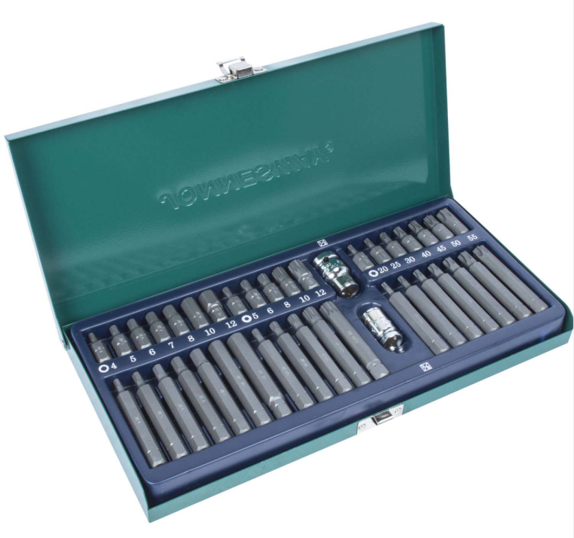 Set de puntas TORX IMBUS HEX 40 piezas Jonnesway