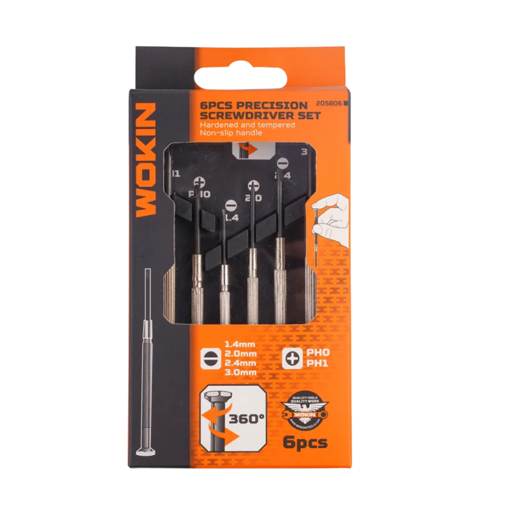 Juego Destornilladores Precisión (205806) WOKIN