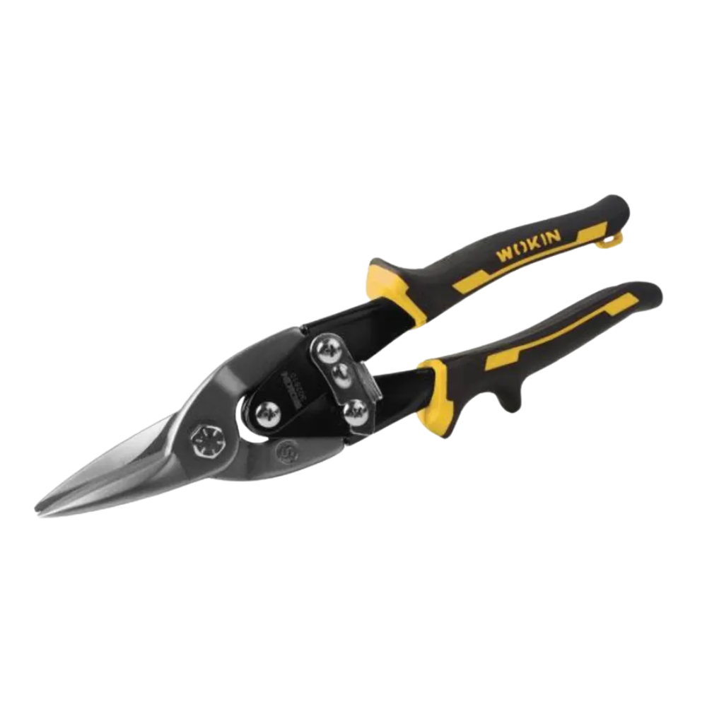 Tijera hojalatera industrial tipo aviador corte derecho 10" Wokin