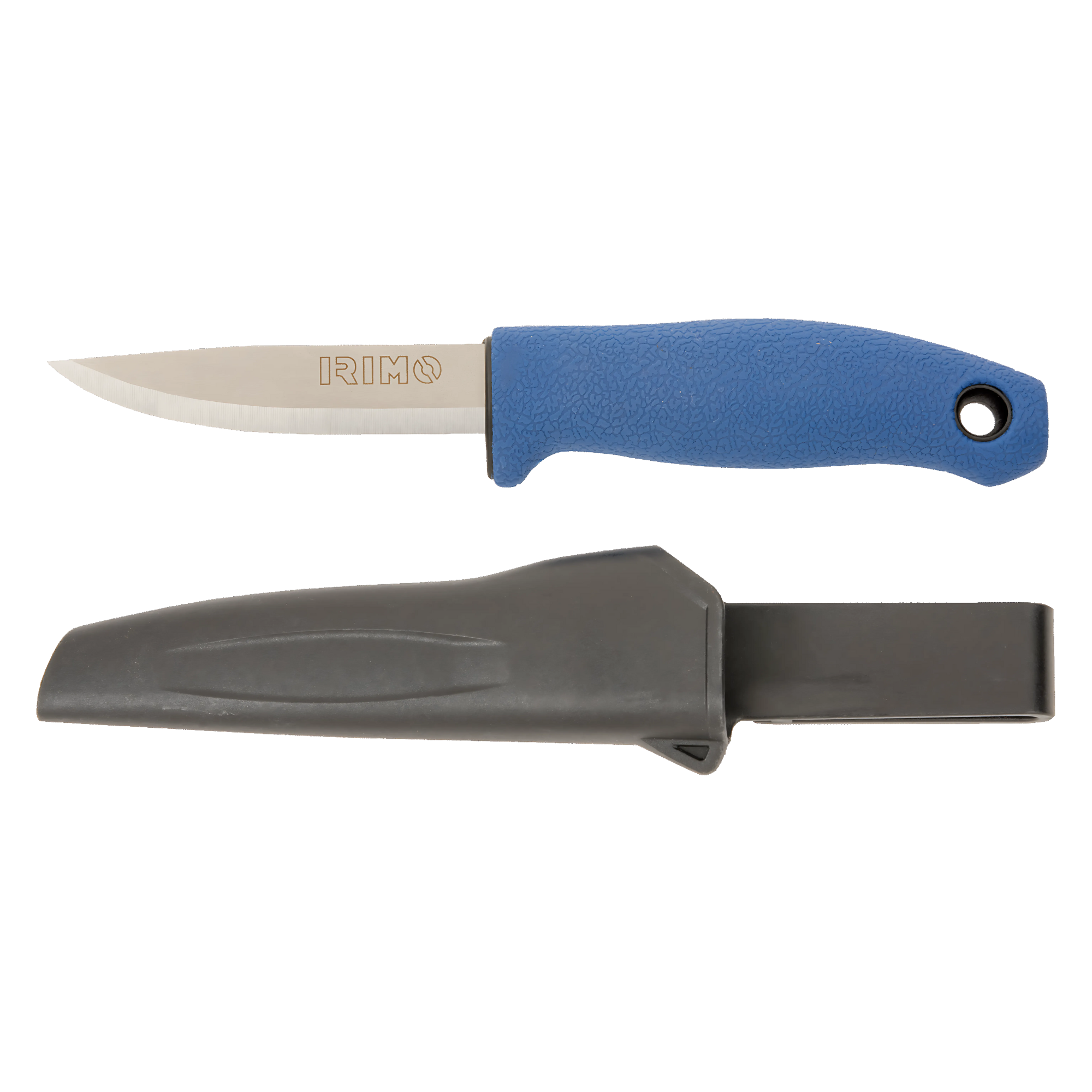 Cuchillo multifuncional acero inoxidable 220mm con funda Irimo