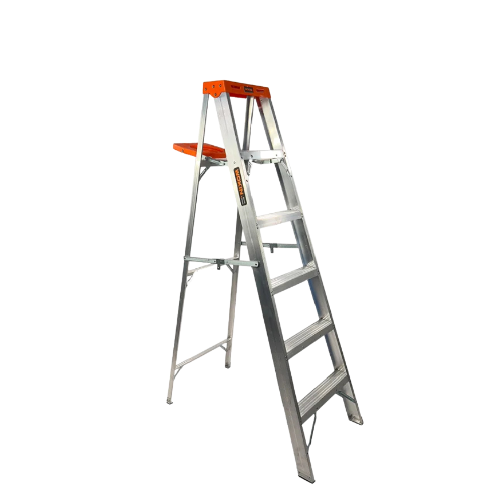 escalera tijera 6 peldaños (682426) WOKIN