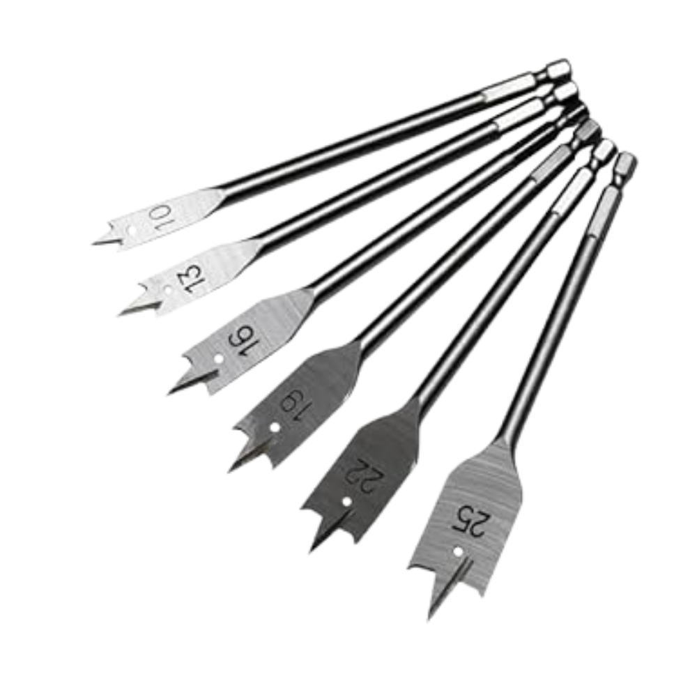 SET BROCAS PLANAS 6piezas HARDEN