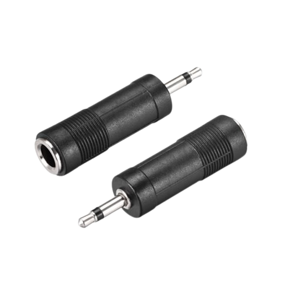 ADAPTADOR PLUG 3.5 MONO A JACK 6.3 MONO