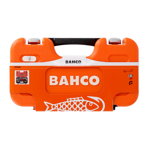 Juego de Dados y Puntas con Chicharra BAHCO 34 Pzs S330AF
