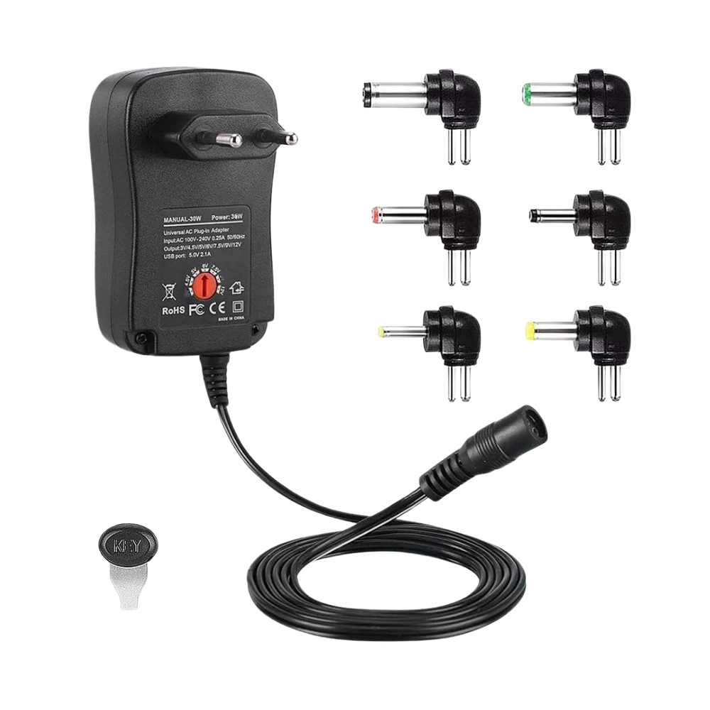 ADAPTADOR UNIVERSAL 1200MA USB 5V 2.1A