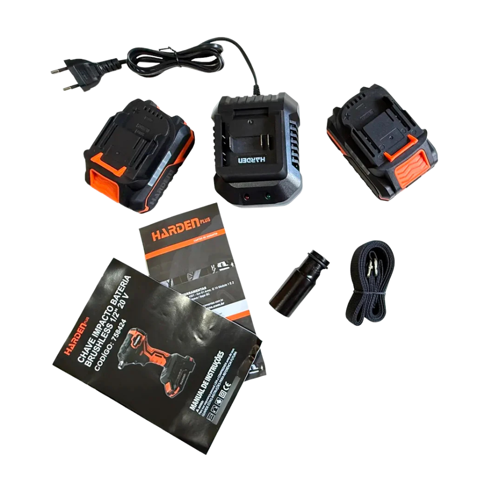 Pistola de impacto 350Nm 20V Harden