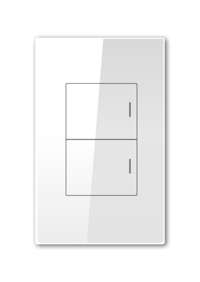 Interruptor inteligente 2 posiciones Blanco