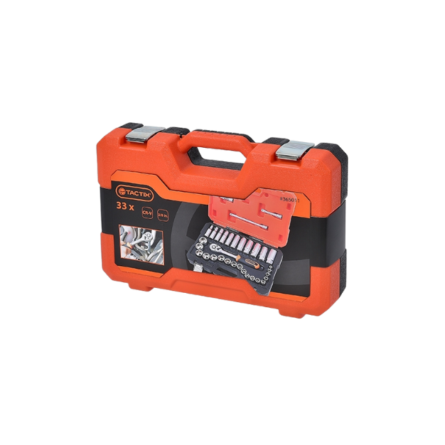 LLAVE DADO TACTIX # 365011 3/8 DR 33 PZ.