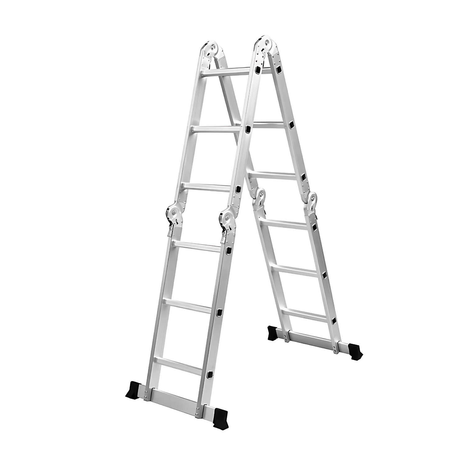 Escalera articulada sin plataforma aluminio 20 peldaños 5,84 m Everest