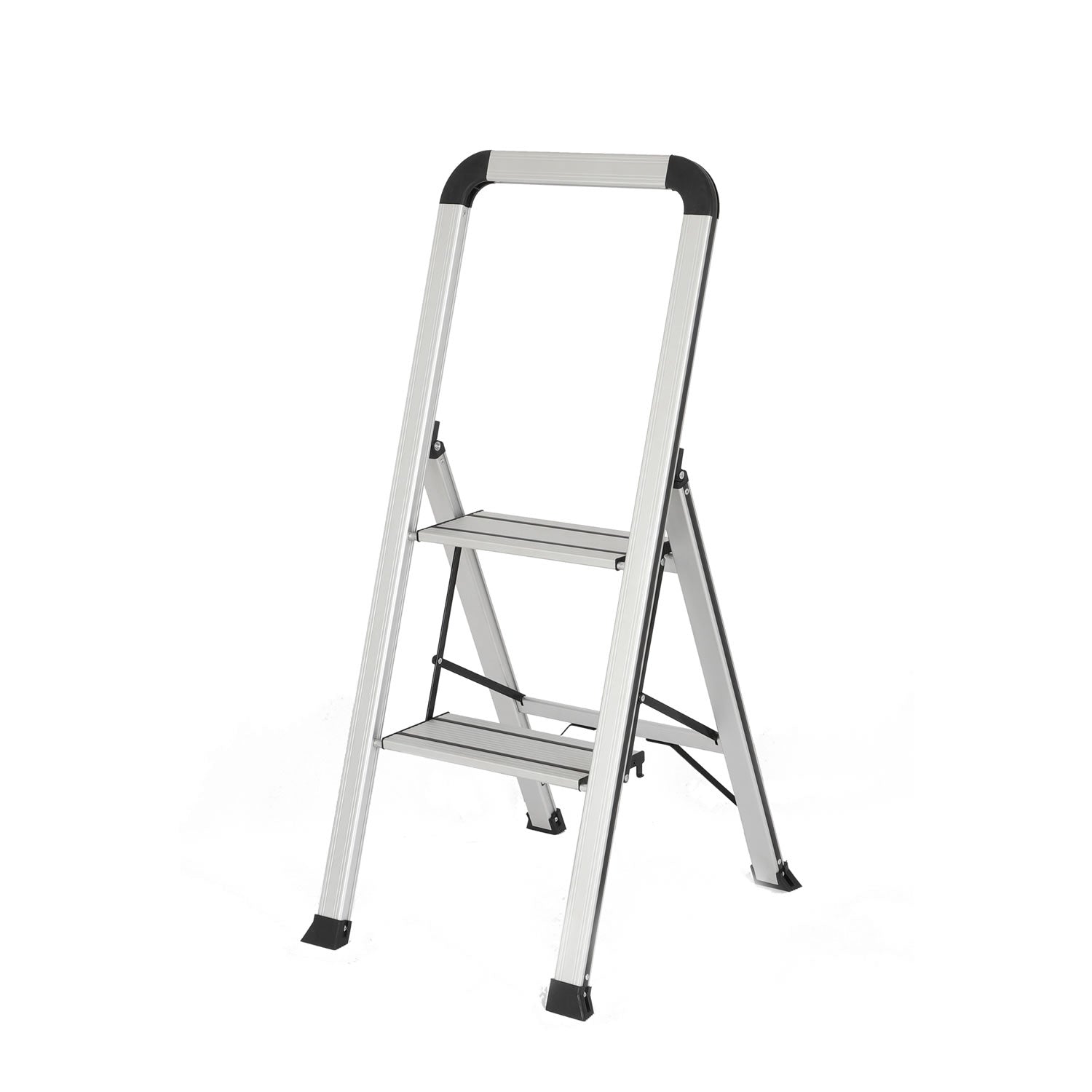 Escalera doméstica aluminio 2 peldaños Everest