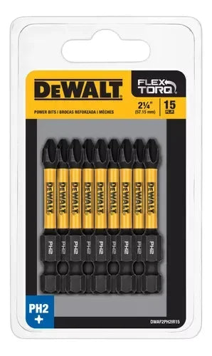 FLEXTORQ PH2 2-1/4Pulg (15 pzas)