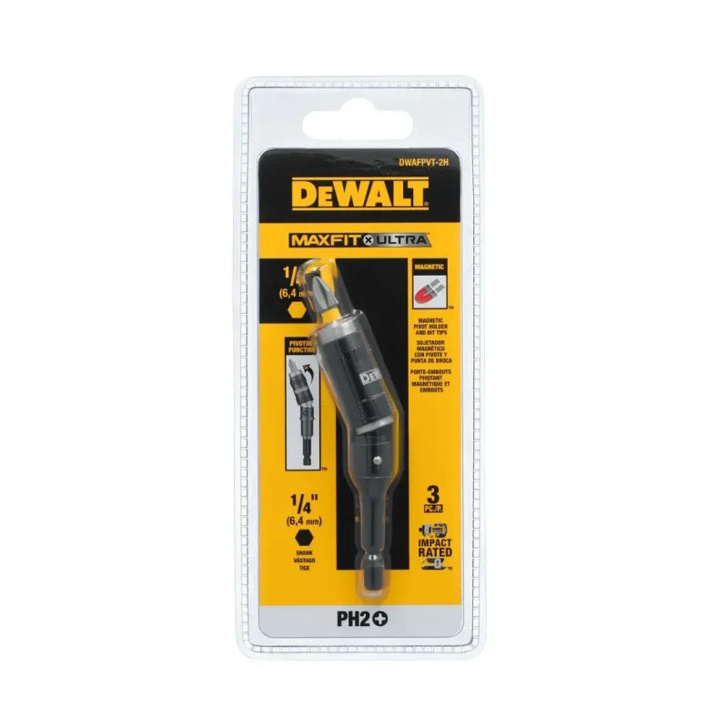 PORTAPUNTAS DEWALT MAXFIT PIVOTANTE PH2