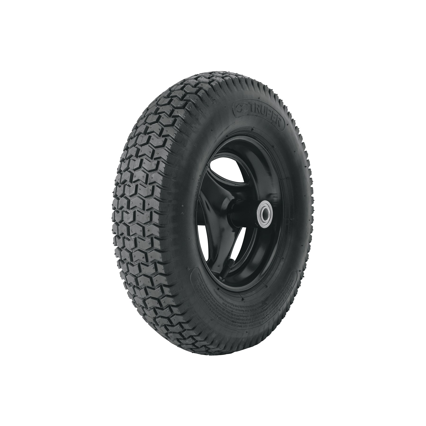 RUEDA P/CARRETILLA COMPLETA TRUPER REFORZADA 16" X 4"# RN (11852)