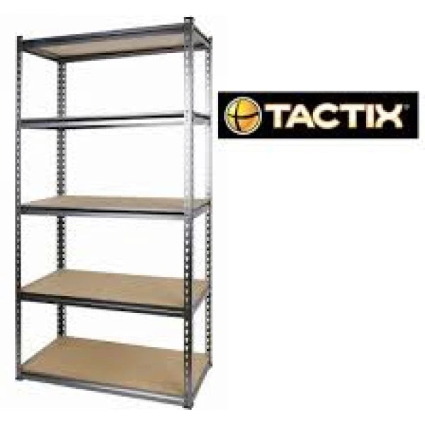 ESTANTE METAL 5 BANDEJA MADERA TACTIX # 329016