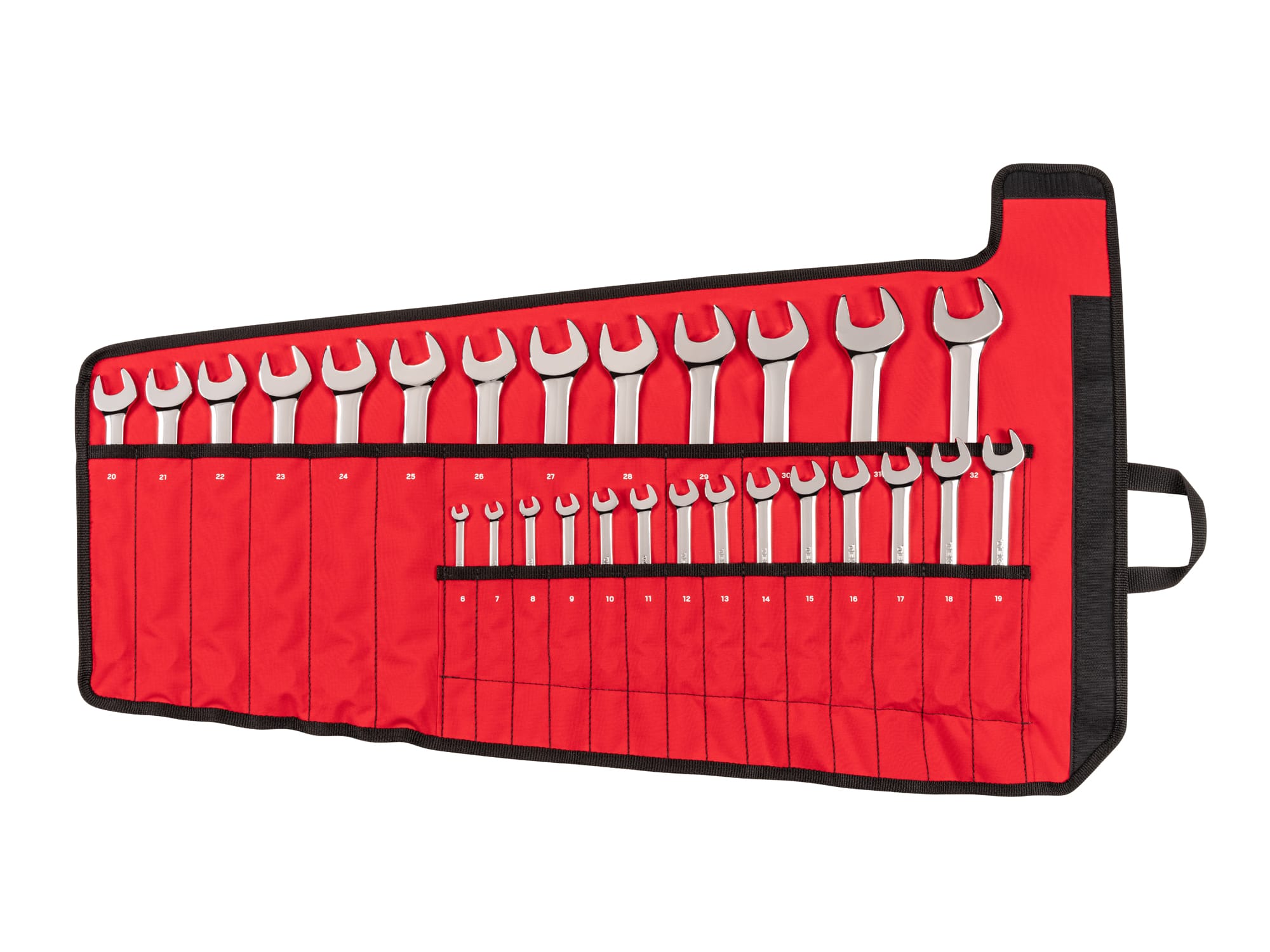 Set de llaves combinadas 6-32 mm con estuche 27 piezas Tekton