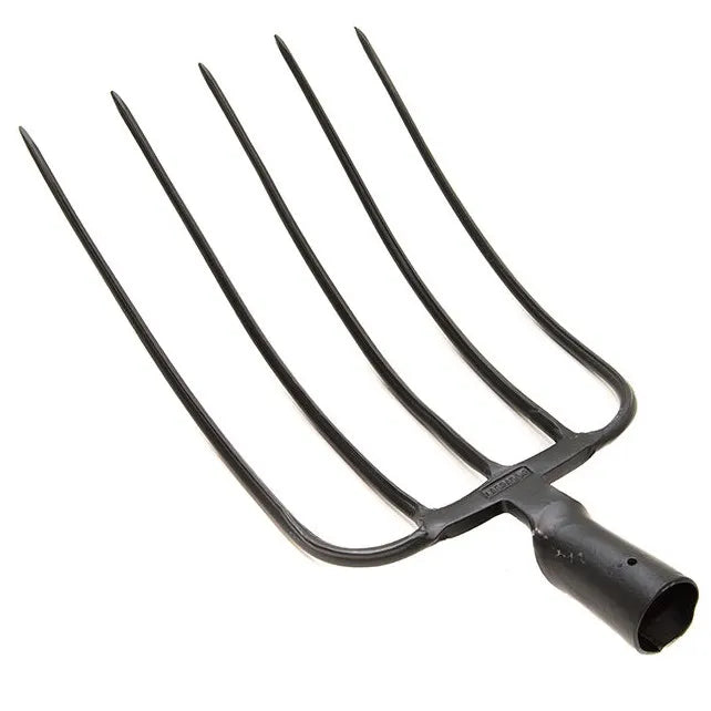 Horqueta pasto 6 puas sin mango (h60t) - ALOÑA