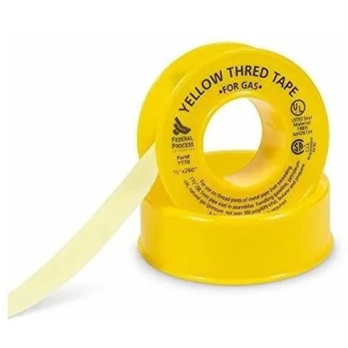 Teflon 3/4x12mt amarillo p/gas (gty3/4x12) - CHINA