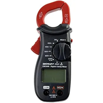 Amperimetro de tenaza 6 func. (em306b) - E SUN