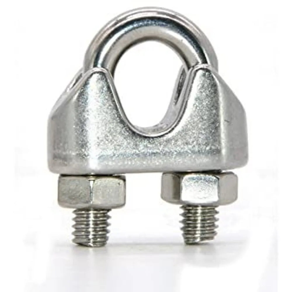 Abrazadera 1/4" p/cable galvan. (c0104) - SANLI