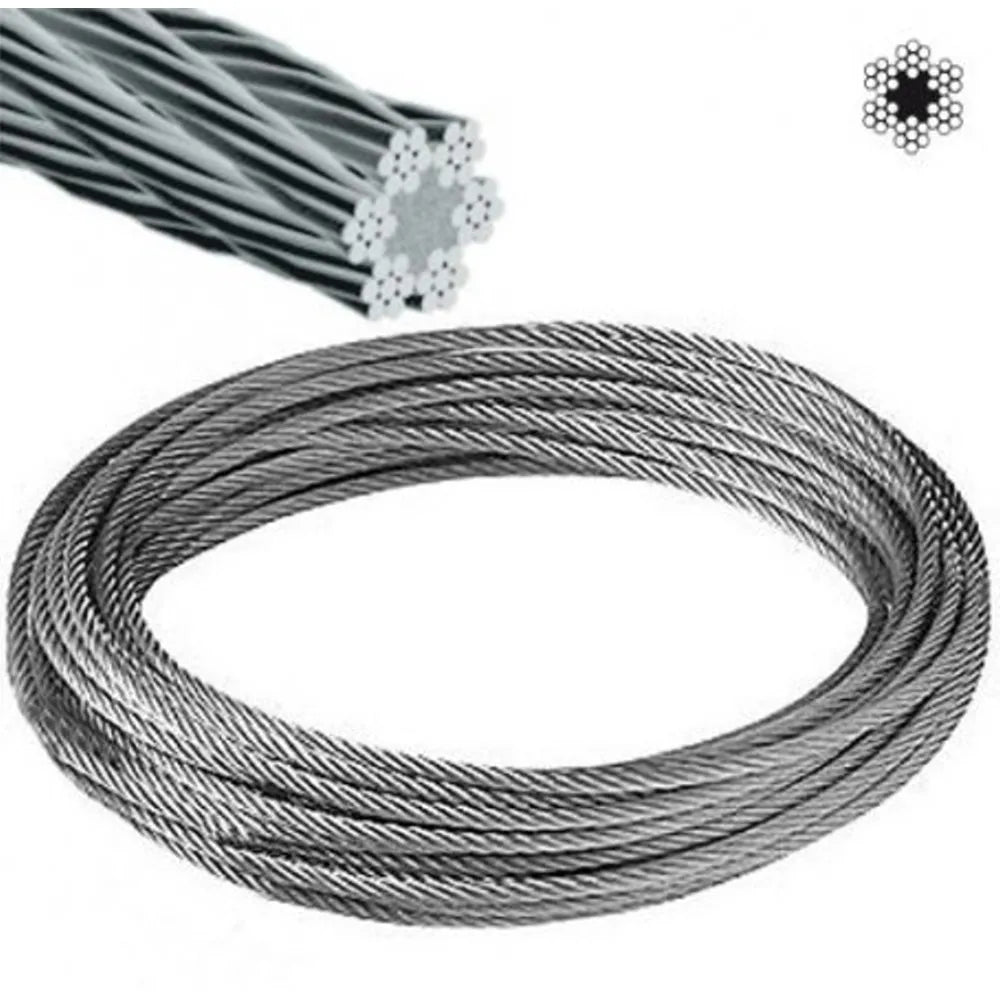 Cable acero galv. 6x7x3 mm. (6x7x 3) - SANLI