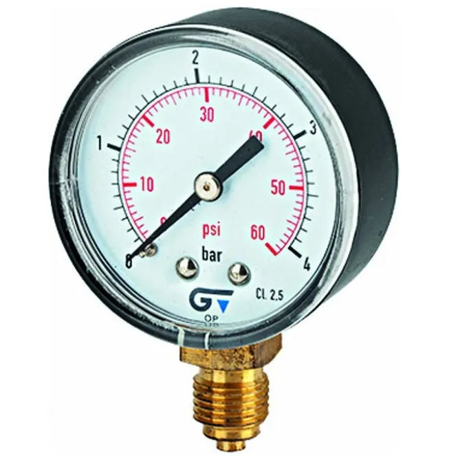 Manometro 2.5 bar/ 35 lb s/inferior (3820 002) - GENEBRE