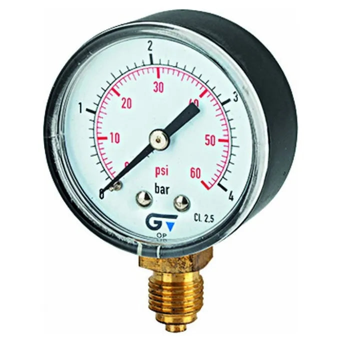 Manometro 25 bar/350 lb s/inferior (3820 025) - GENEBRE