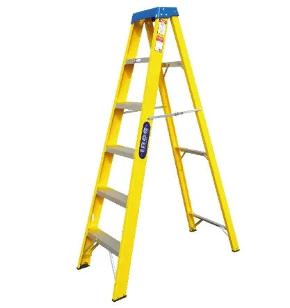 Escalera tijera fdv prof. 3.05 mt,10 pel.naranja (10572107) - INCO