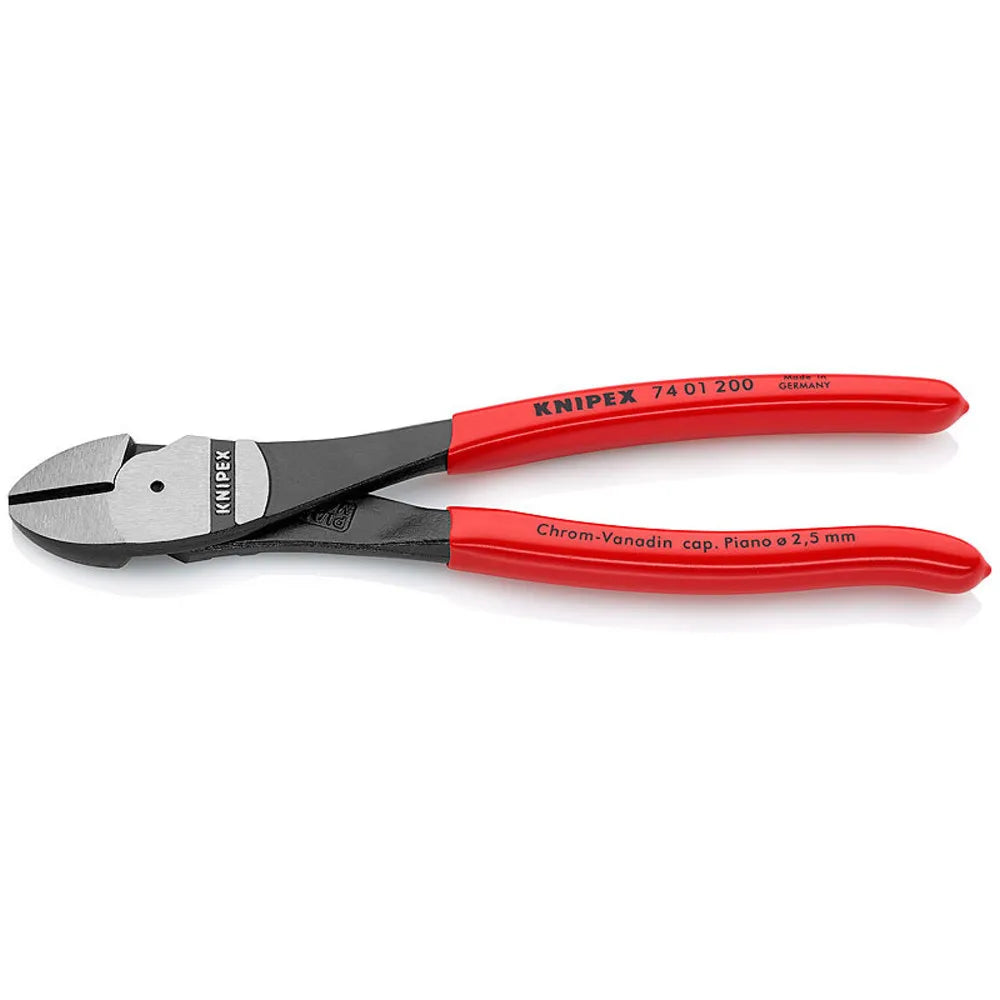Alicate c/lateral  8"   reforz. (7401200) - KNIPEX