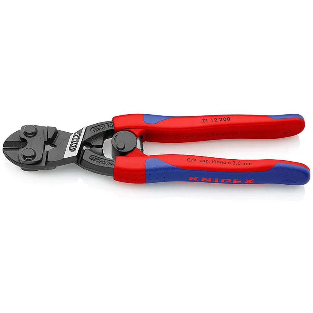 Tenaza c/lateral 8" p/acero (7112200) - KNIPEX